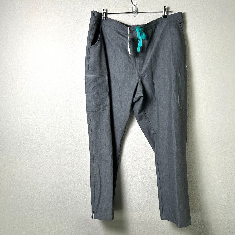 Figs Yola Skinny Pants Womens 2XL Gray Scrubs TW2000 Technical‎ Collection NWT